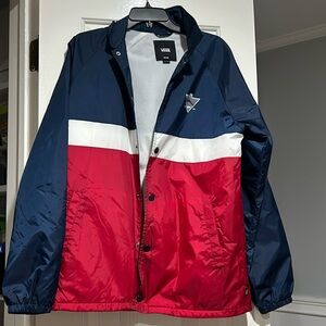 Vans rain jacket wind breaker